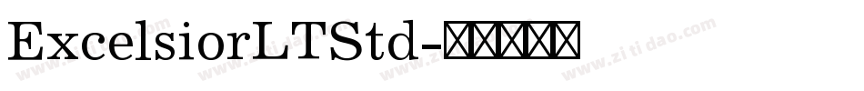 ExcelsiorLTStd字体转换