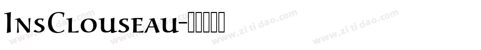 InsClouseau字体转换