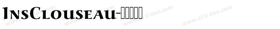 InsClouseau字体转换