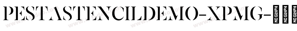 PestaStencilDemo-Xpmg字体转换