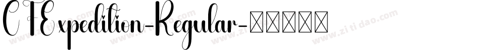 CFExpedition-Regular字体转换