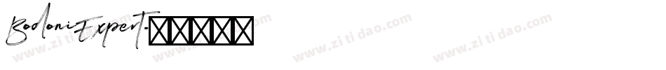 BodoniExpert字体转换
