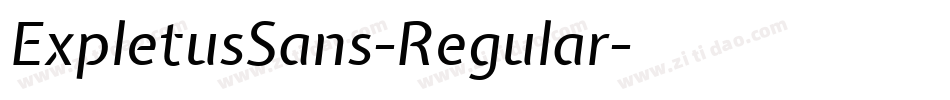 ExpletusSans-Regular字体转换