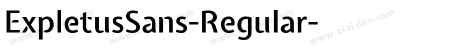 ExpletusSans-Regular字体转换