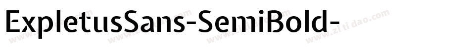 ExpletusSans-SemiBold字体转换