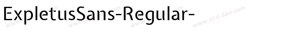 ExpletusSans-Regular字体转换