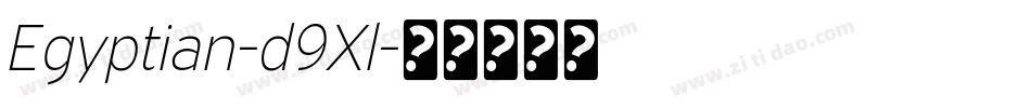 Egyptian-d9Xl字体转换