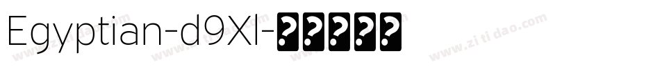 Egyptian-d9Xl字体转换