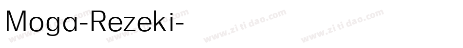 Moga-Rezeki字体转换
