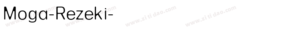 Moga-Rezeki字体转换