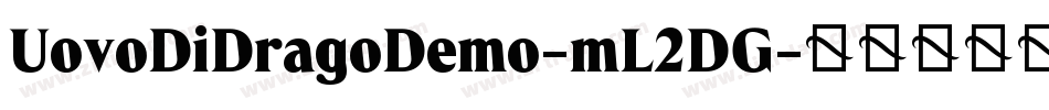 UovoDiDragoDemo-mL2DG字体转换