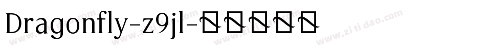 Dragonfly-z9jl字体转换