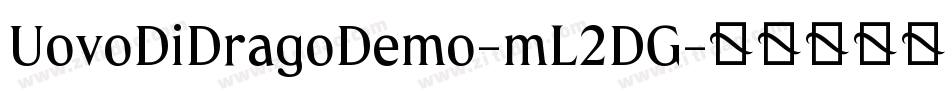 UovoDiDragoDemo-mL2DG字体转换