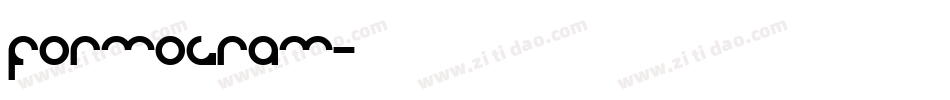 Formogram字体转换