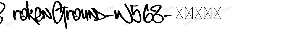 BrokenGround-w563字体转换