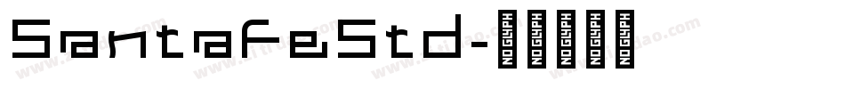 SantaFeStd字体转换