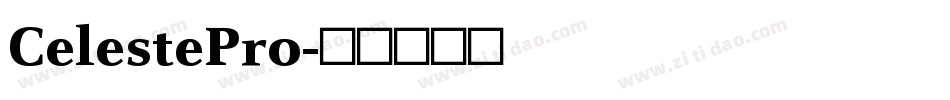 CelestePro字体转换