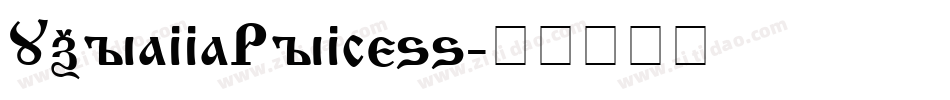 UkrainianPrincess字体转换