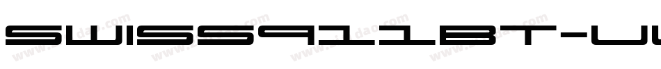 Swiss911BT-UltraCompressed字体转换