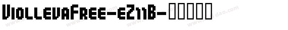 ViollevaFree-eZ11B字体转换