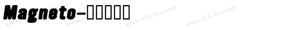 Magneto字体转换