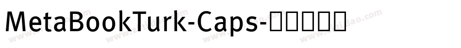 MetaBookTurk-Caps字体转换