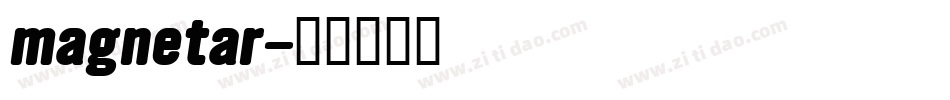 magnetar字体转换