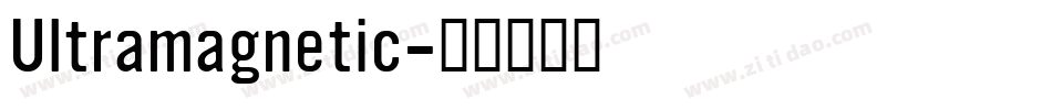 Ultramagnetic字体转换