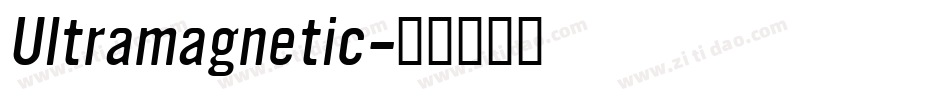 Ultramagnetic字体转换