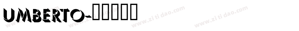 umberto字体转换