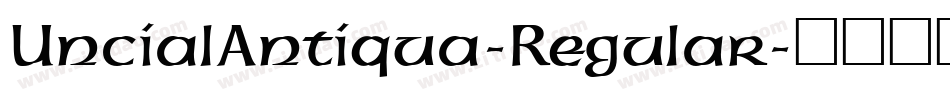 UncialAntiqua-Regular字体转换