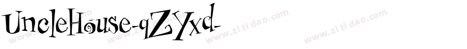 UncleHouse-qZYxd字体转换
