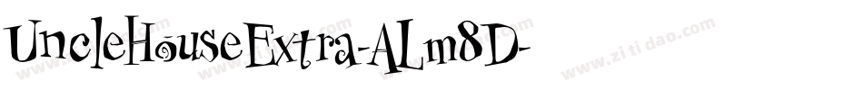 UncleHouseExtra-ALm8D字体转换