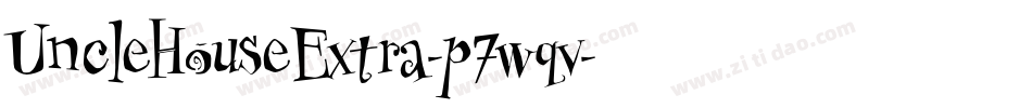 UncleHouseExtra-p7wqv字体转换