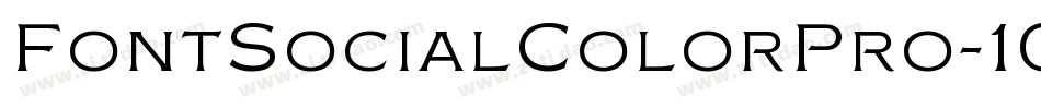 FontSocialColorPro-100v字体转换