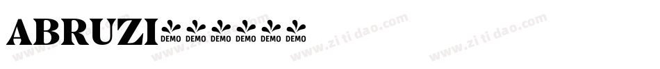 ABRUZI字体转换