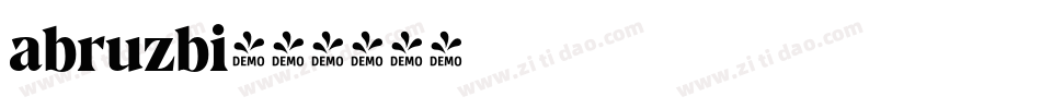 abruzbi字体转换