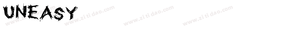 Uneasy字体转换