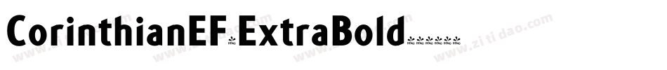CorinthianEF-ExtraBold字体转换 CorinthianEF-ExtraBold字体转换
