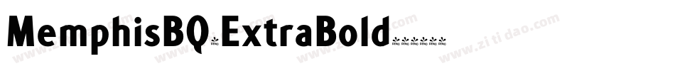 MemphisBQ-ExtraBold字体转换