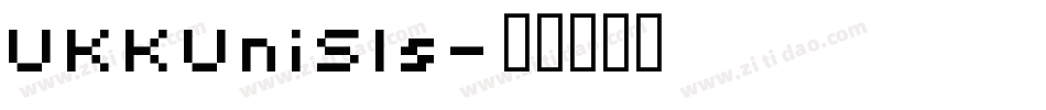 UKKUniSls字体转换