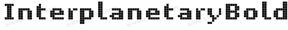 InterplanetaryBoldItalic-5VD8字体转换 InterplanetaryBoldItalic-5VD8字体转换