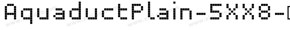 AquaductPlain-5XX8字体转换