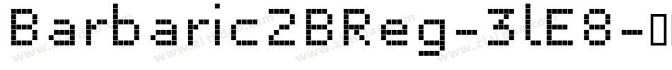 Barbaric2BReg-3lE8字体转换
