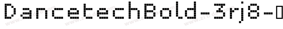 DancetechBold-3rj8字体转换