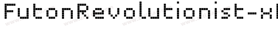 FutonRevolutionist-xRD8字体转换