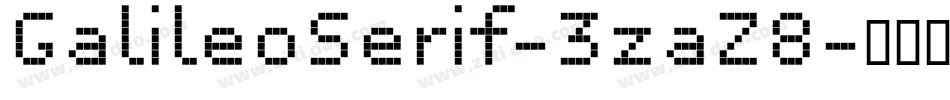 GalileoSerif-3zaZ8字体转换