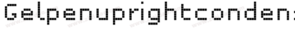 Gelpenuprightcondensed-rwg8字体转换