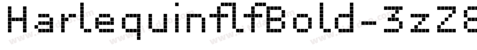 HarlequinflfBold-3zZ8字体转换
