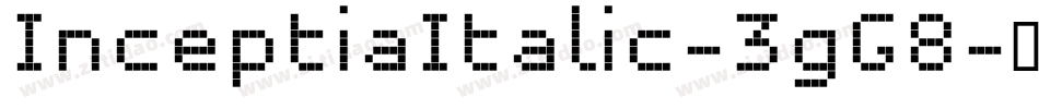 InceptiaItalic-3gG8字体转换